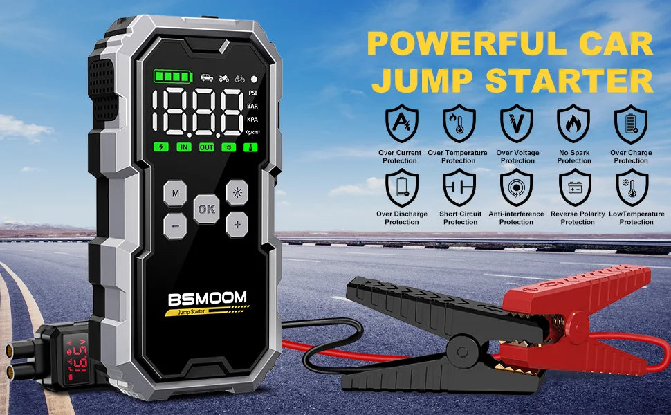 BCA™ Portable Jump Starter & Power Bank