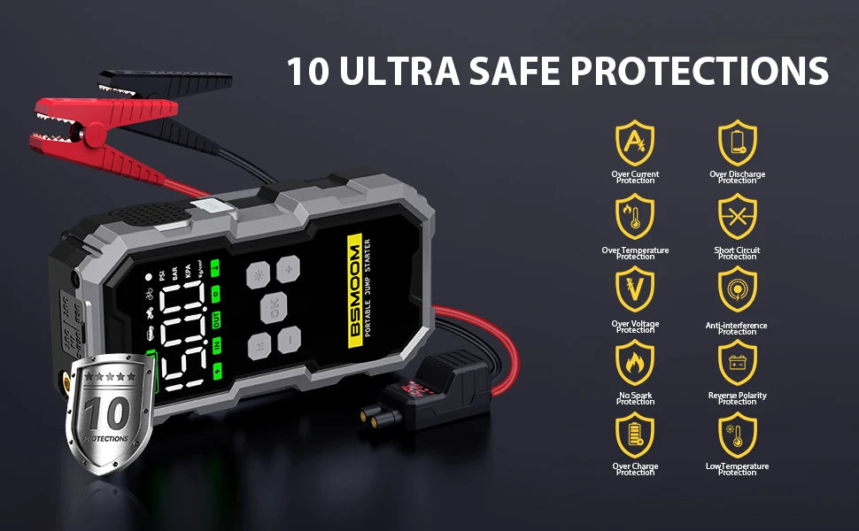 BCA™ Portable Jump Starter & Power Bank