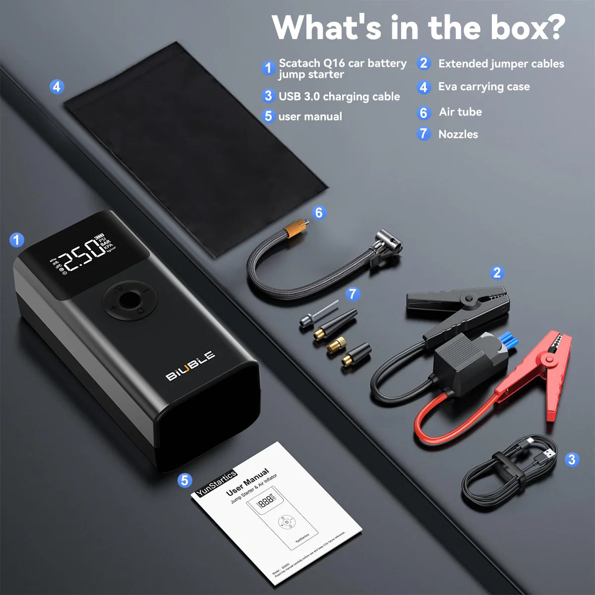 BCA™ Portable Jump Starter & Power Bank