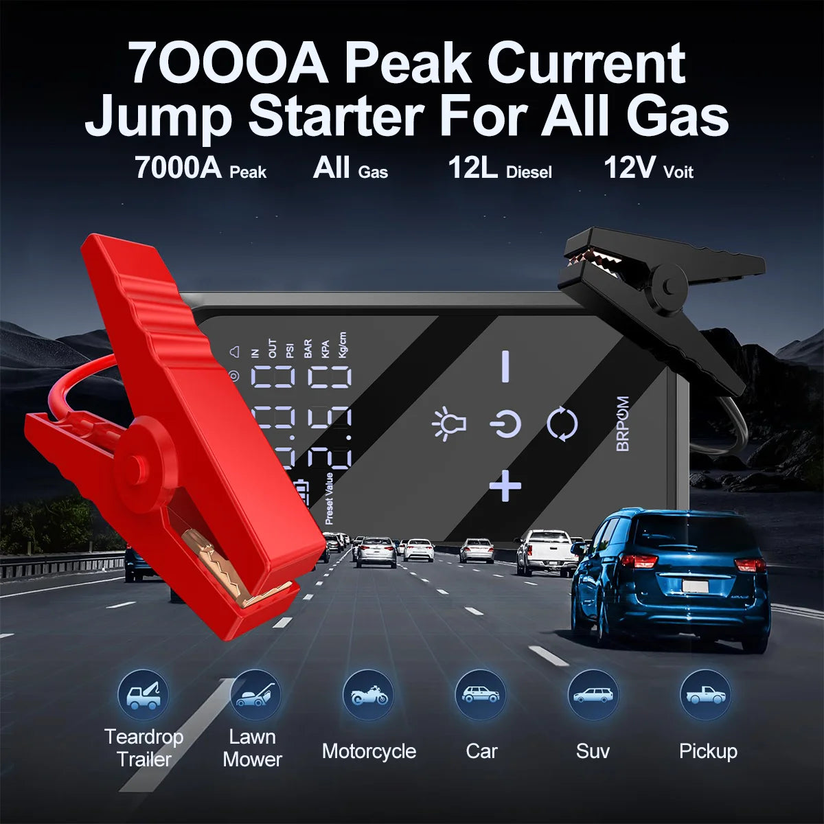 BCA™ Portable Jump Starter & Power Bank