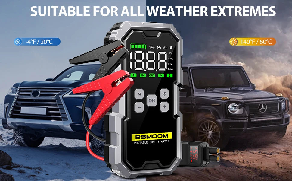 BCA™ Portable Jump Starter & Power Bank