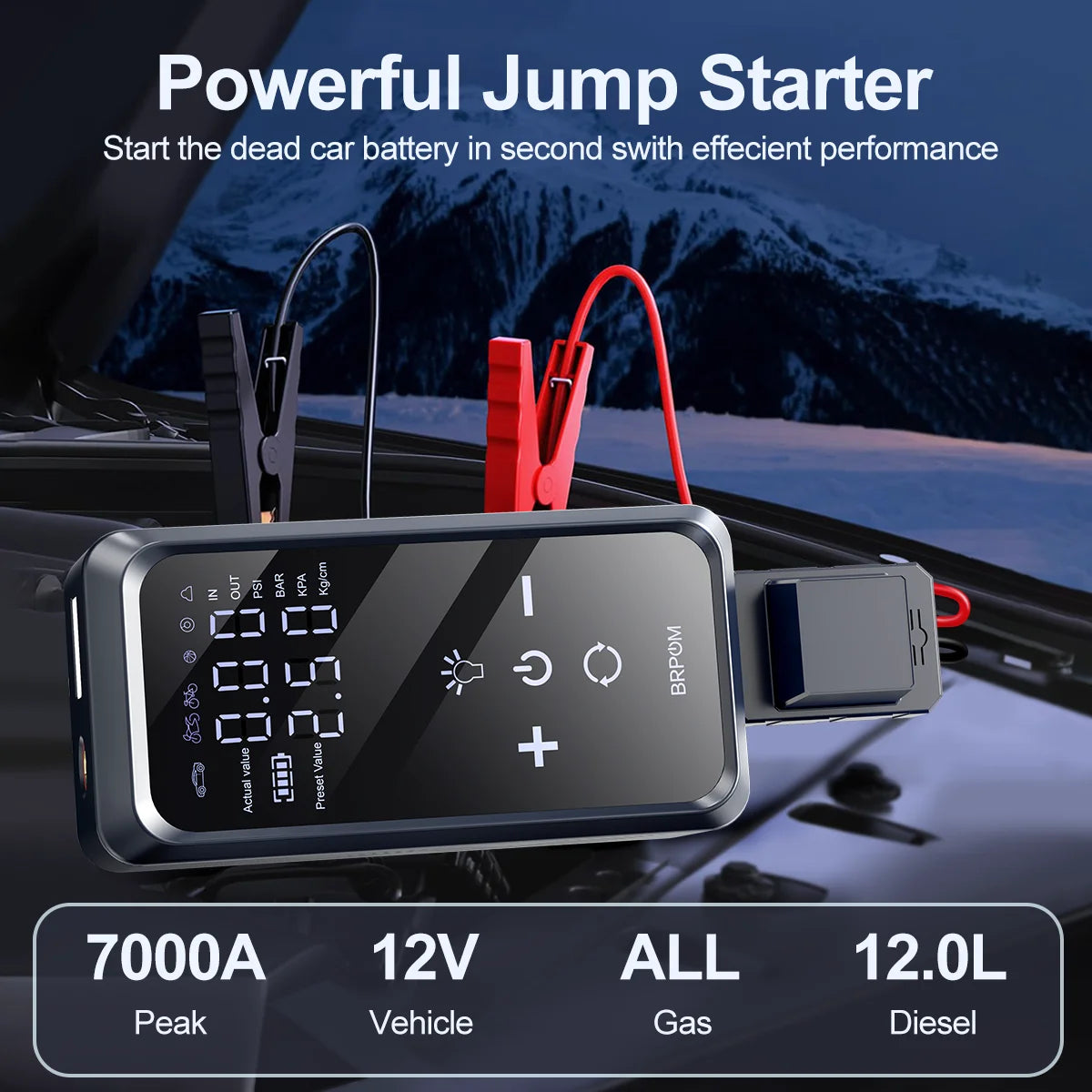 BCA™ Portable Jump Starter & Power Bank
