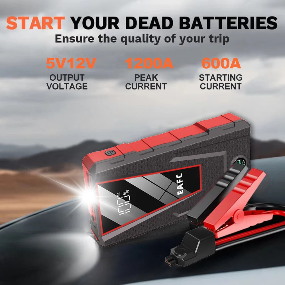 BCA™ Multi-Mode 12V Car Jump Starter (2000A / 1200A / 600A)