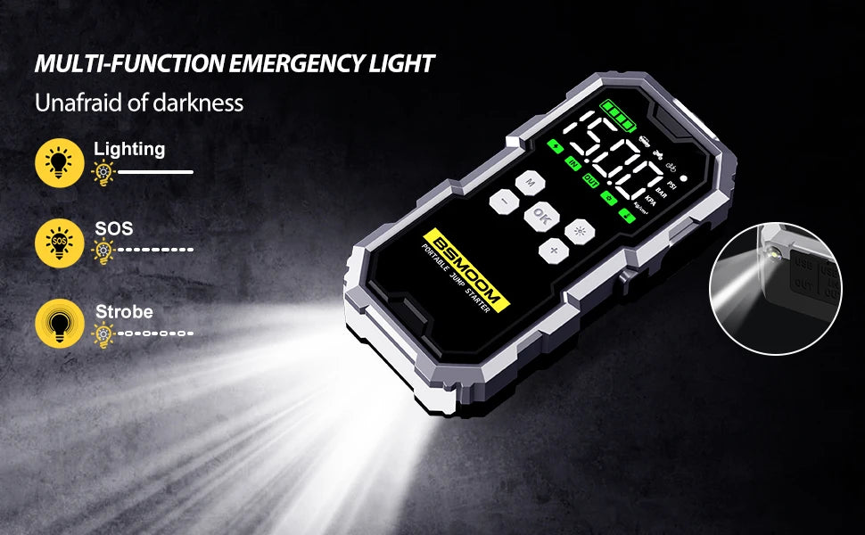 BCA™ Portable Jump Starter & Power Bank