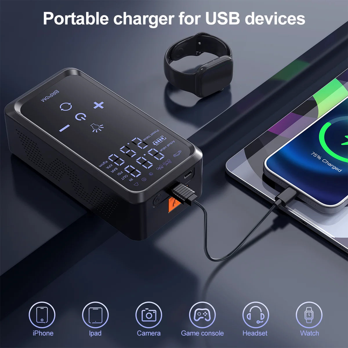 BCA™ Portable Jump Starter & Power Bank